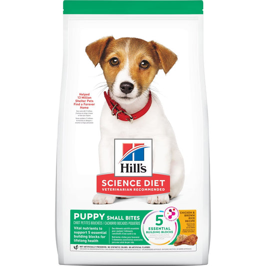 HILL'S Science Diet Puppy Small Bites Chicken & Brown Rice Recipe - 7.03kg