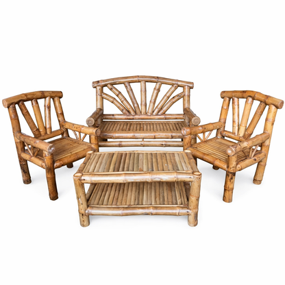 Bamboo Living Room Set of 4