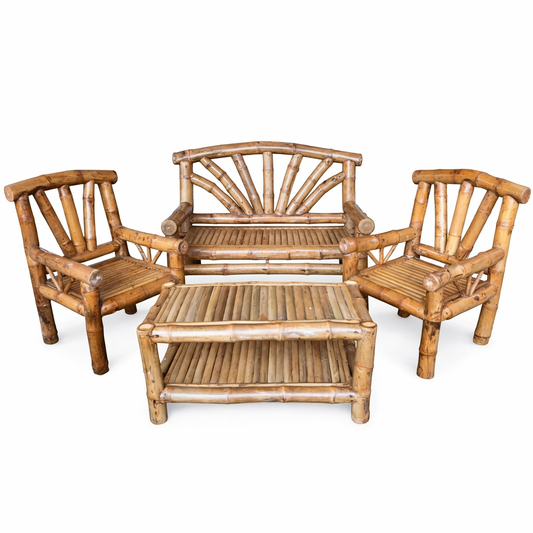 Bamboo Living Room Set of 4
