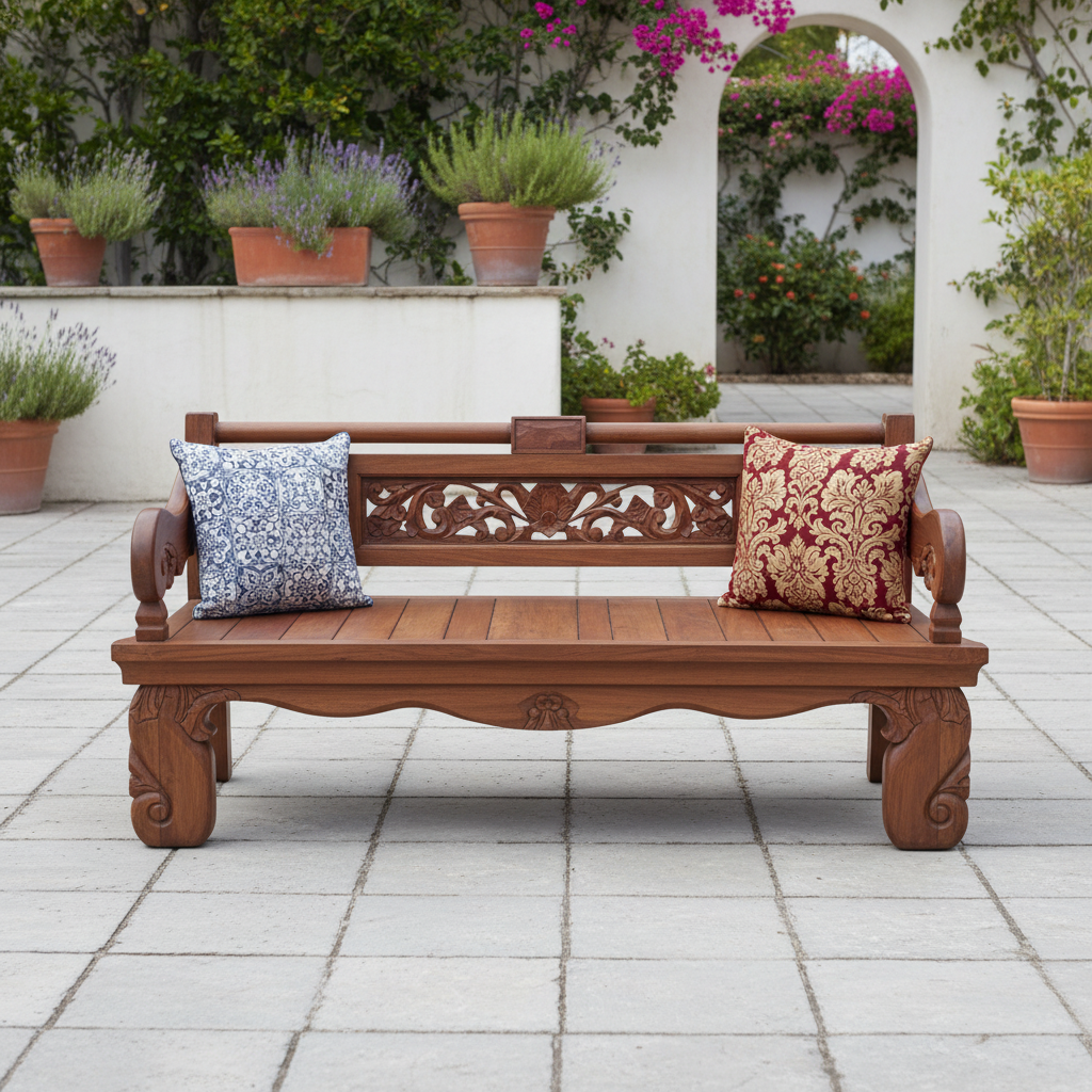 Rolling Back Carving Bench