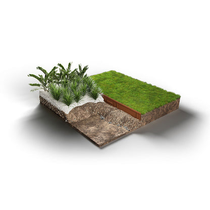 STRAIGHTCURVE Rigidline Garden Edging - Original