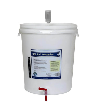 Fermenter With Airlock Thermometer & Tap - 30 Litres