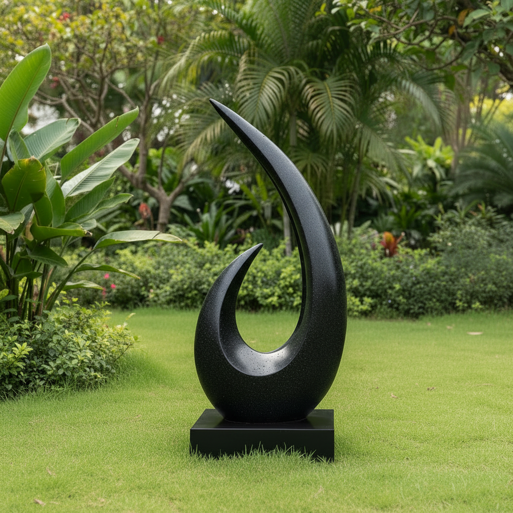 Serenity Curve Abstract Garden Statue