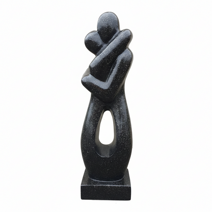 Hugging Couple Abstract Garden Statue