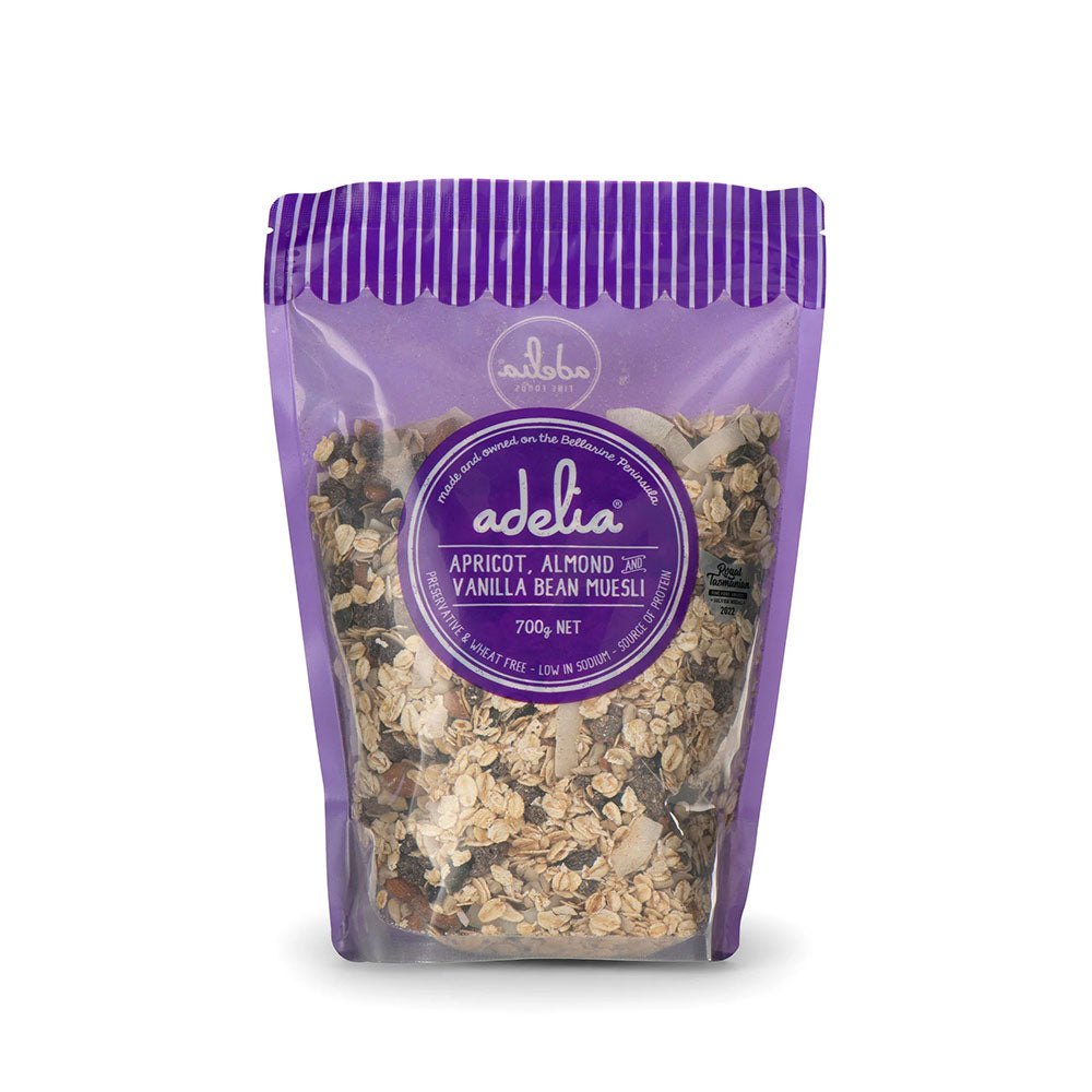 ADELIA Apricot, Almond & Vanilla Bean Muesli