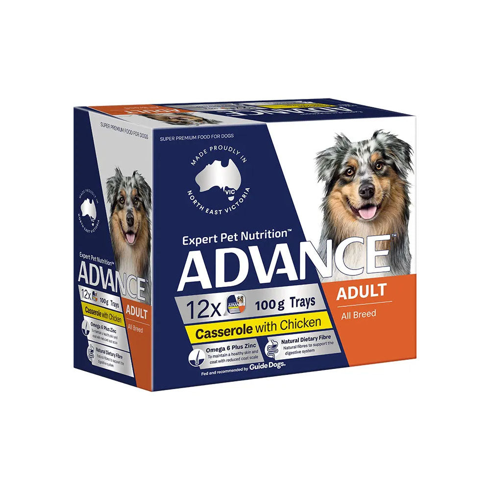 ADVANCE Adult All Breed Chicken Casserole Wet Dog Food
