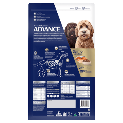 ADVANCE Oodles Adult Large Breed Salmon with Rice Dry Dog Food
