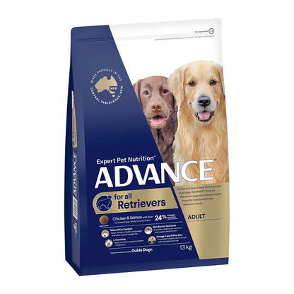 ADVANCE Retrievers Adult Large Breed Chicken & Salmon with Rice Dry Dog Food