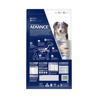 ADVANCE Healthy Ageing Medium Breed Chicken with Rice Dry Dog Food