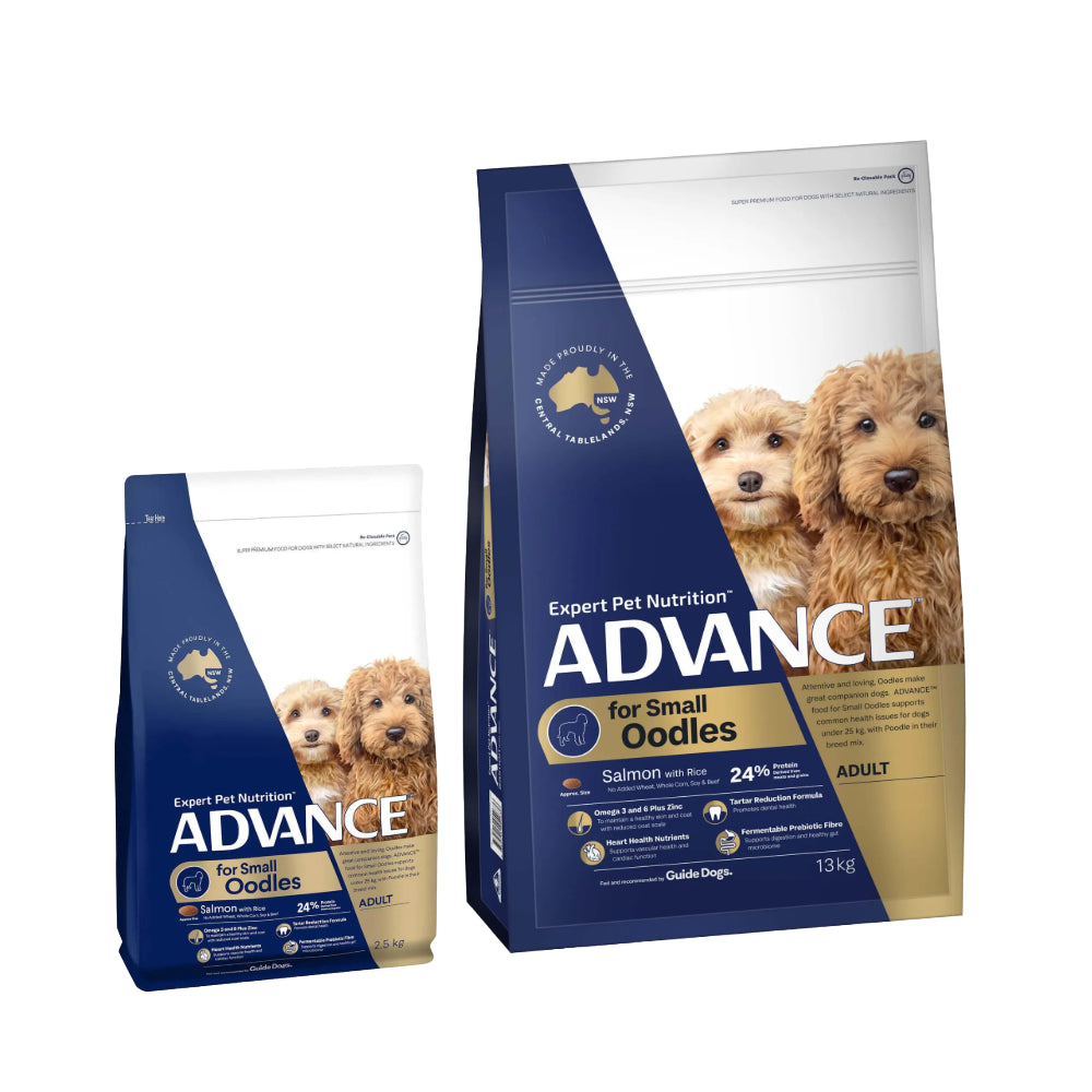 ADVANCE Oodles Adult Small Breed Salmon with Rice Dry Dog Food