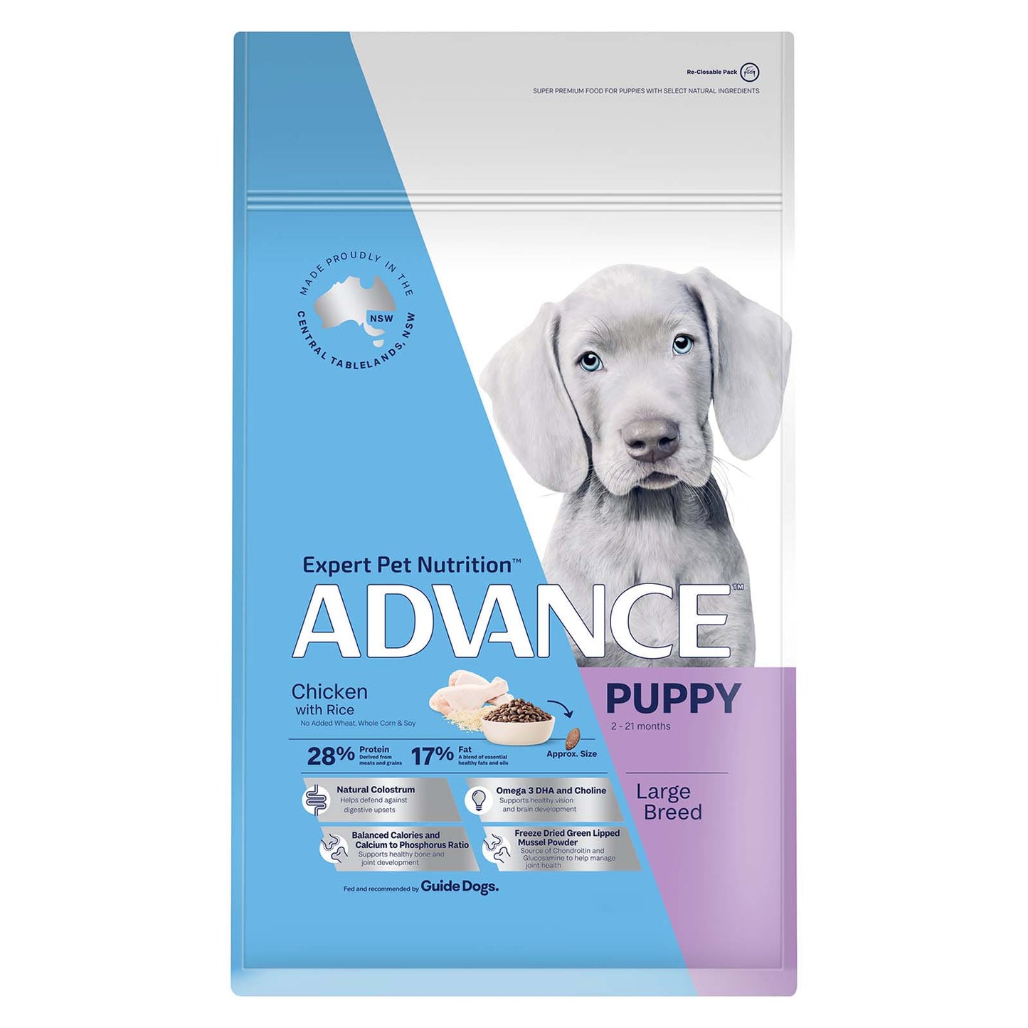 ADVANCE Puppy Large Breed Chicken with Rice Dry Dog Food