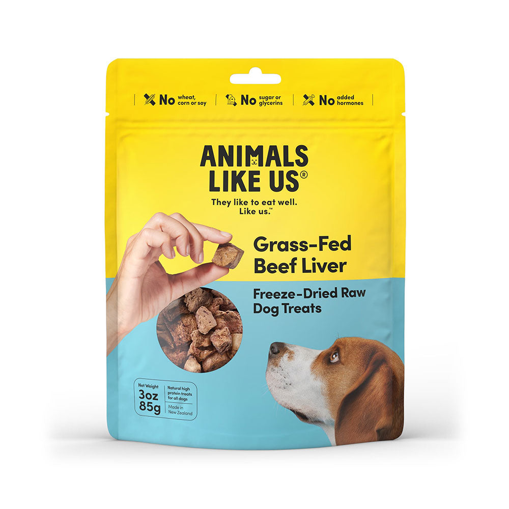 ANIMALS LIKE US Dog Treats Grass-Fed Beef Liver