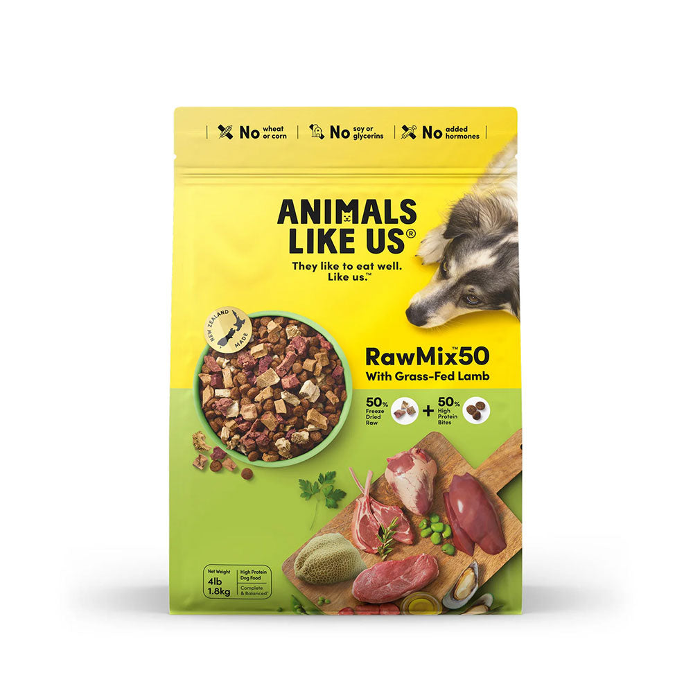 ANIMALS LIKE US RawMix50 with Grass-Fed Lamb