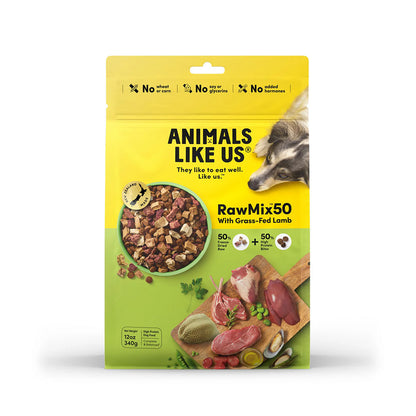 ANIMALS LIKE US RawMix50 with Grass-Fed Lamb