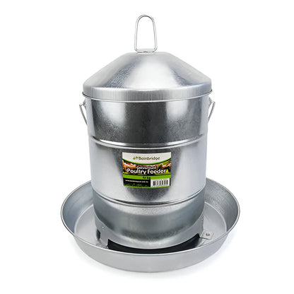 BAINBRIDGE Galvanised Poultry Feeder