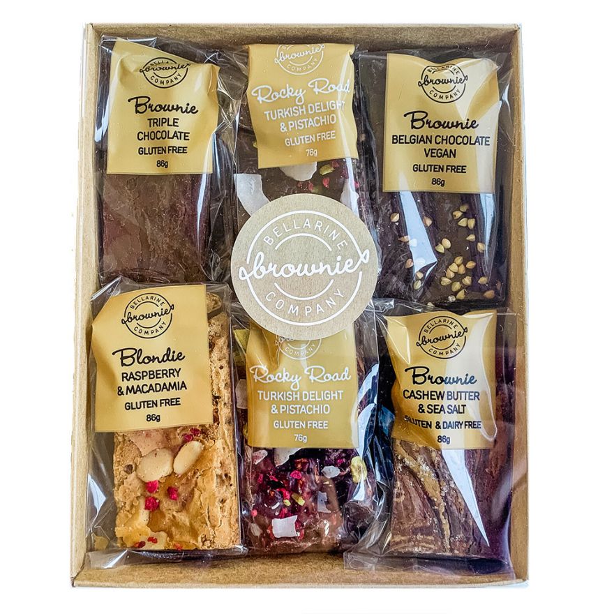 BELLARINE BROWNIE COMPANY Mini Brownie & Rocky Road Gift Pack