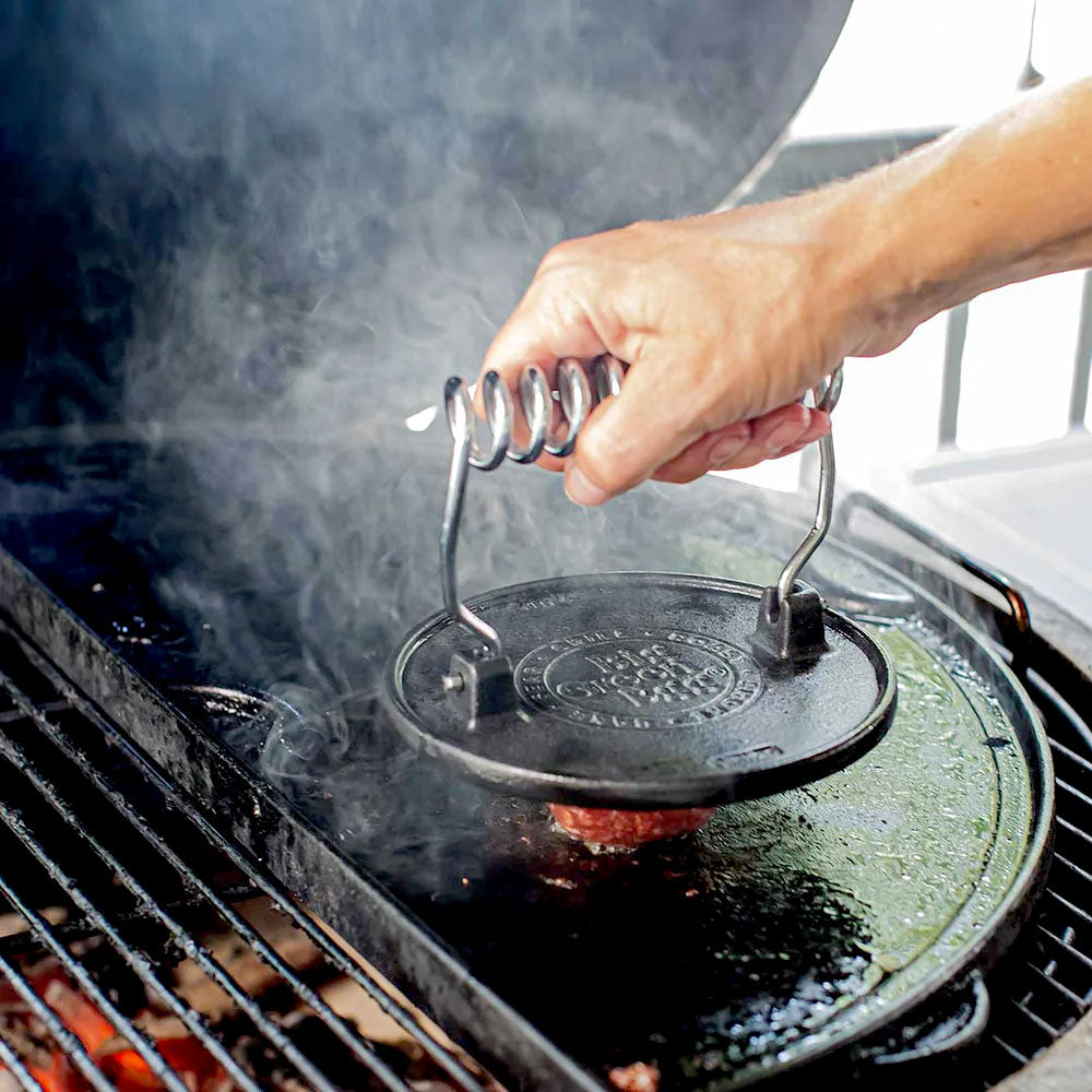 BIG GREEN EGG Cast Iron Grill Press