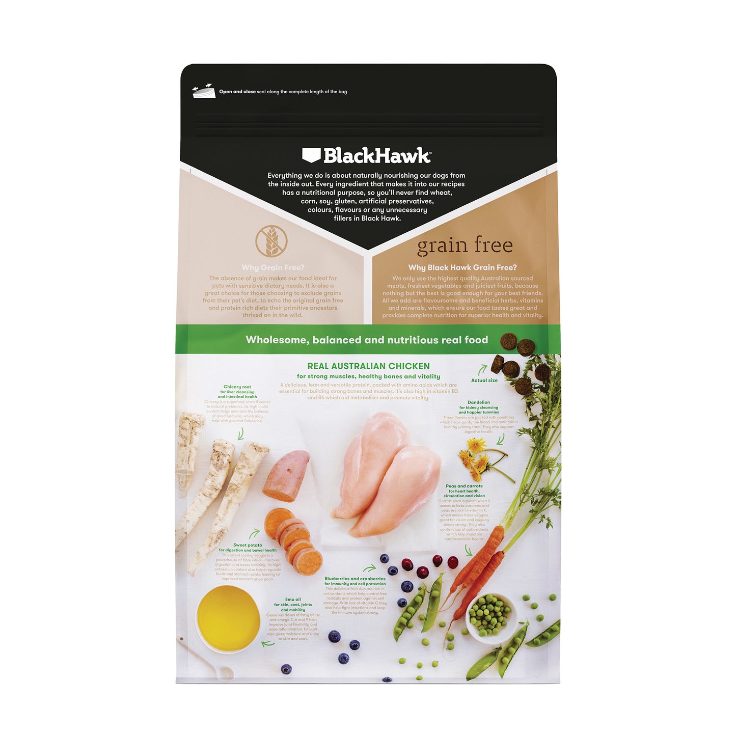 BLACK HAWK Grain Free Chicken