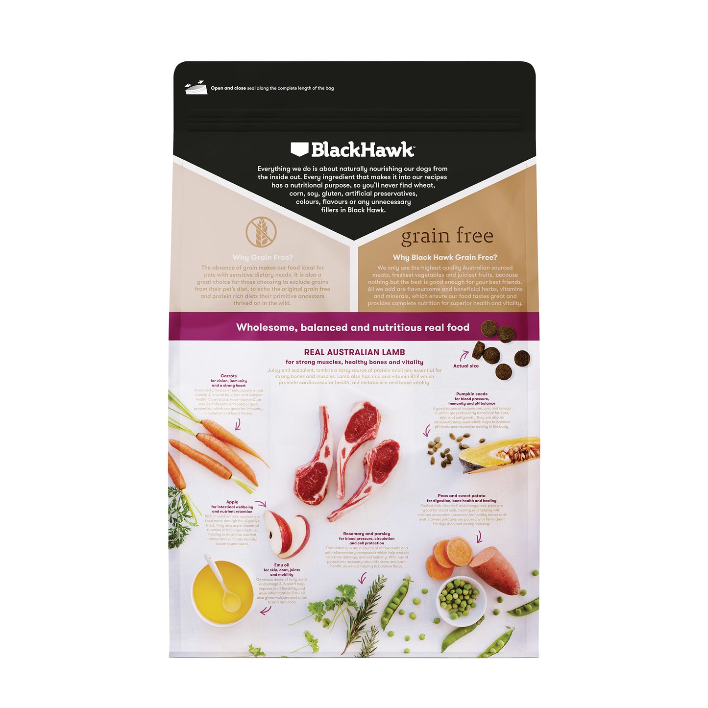 BLACK HAWK Grain Free Lamb