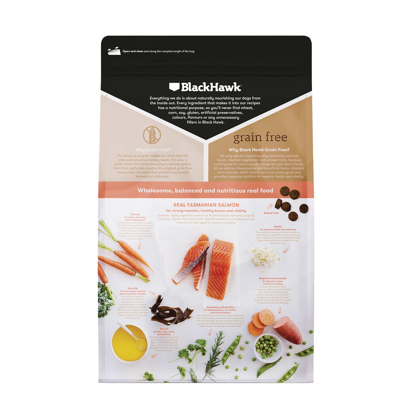 BLACK HAWK Grain Free Tasmanian Salmon