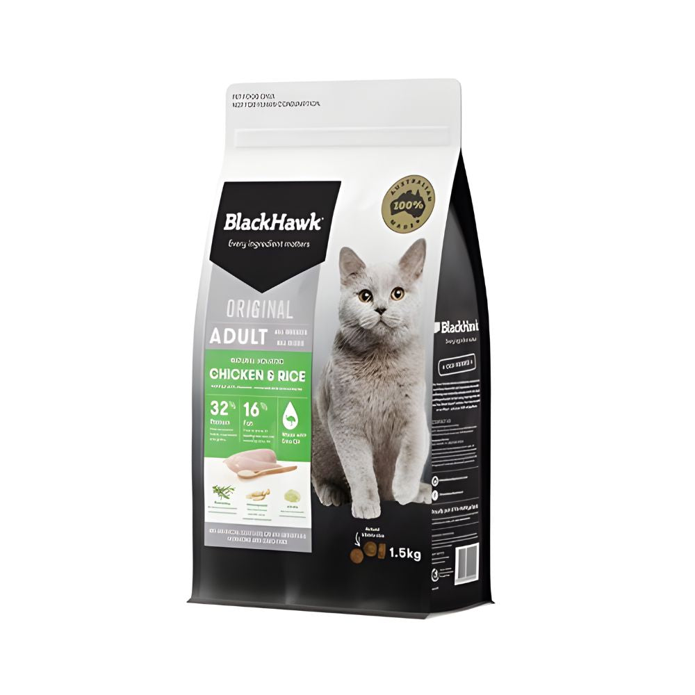 BLACK HAWK Chicken & Rice Original Adult Cat Food