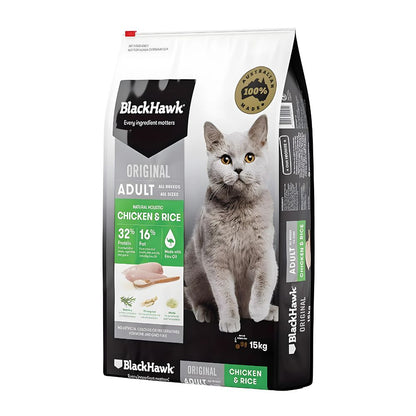 BLACK HAWK Chicken & Rice Original Adult Cat Food