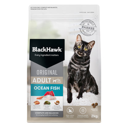 BLACK HAWK Ocean Fish Original Adult Cat Food