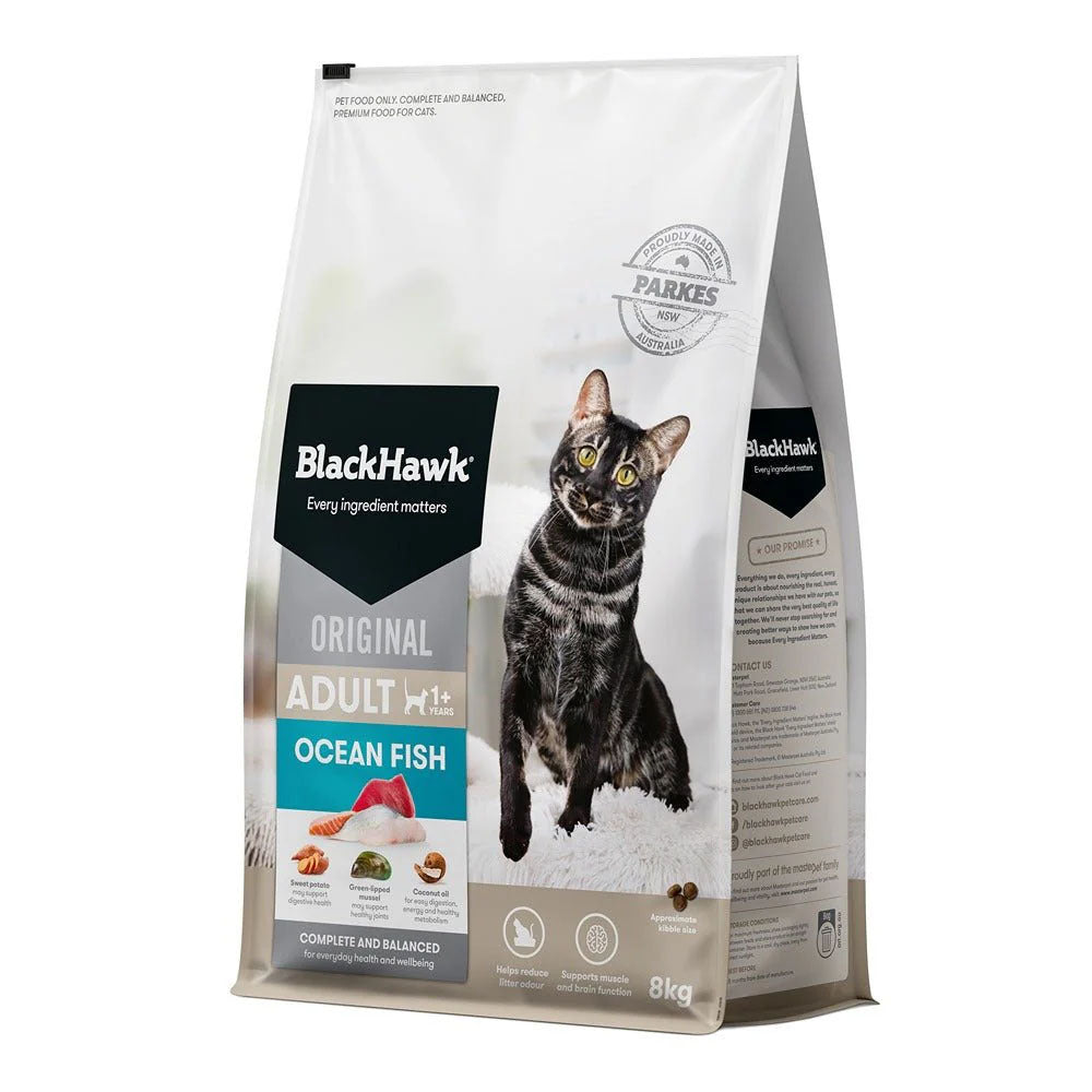 BLACK HAWK Ocean Fish Original Adult Cat Food