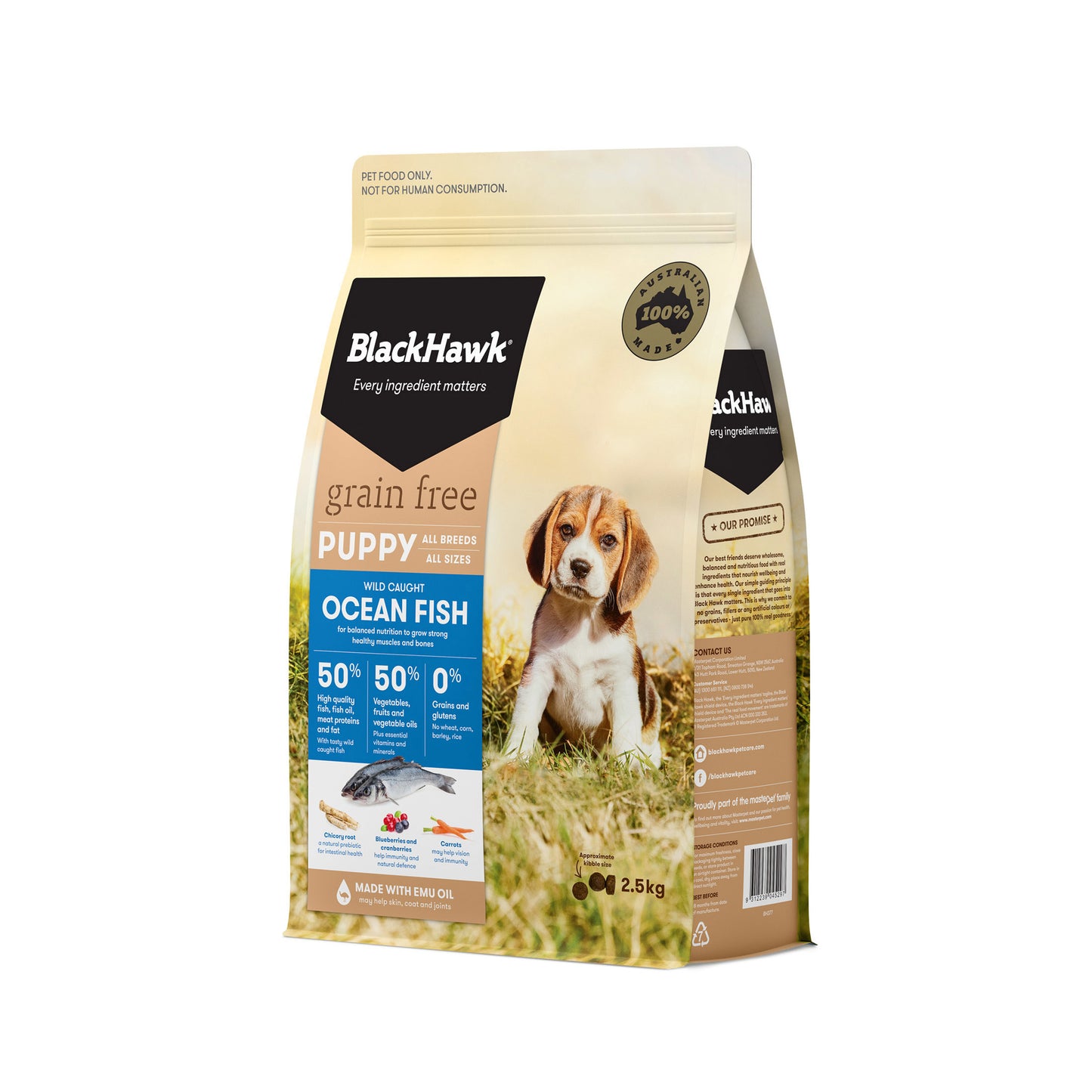 BLACK HAWK Original Puppy Grain Free Ocean Fish