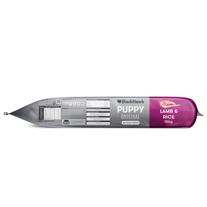 BLACK HAWK Original Puppy Medium Breed Lamb & Rice