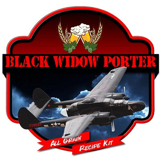 Black Widow Porter All Grain Recipe Kit Suits Grainfather Home Brew