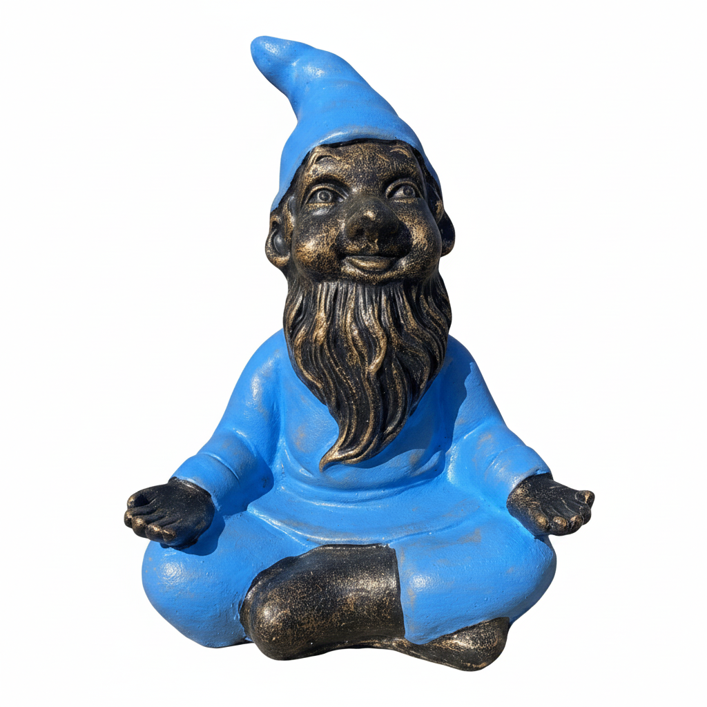 Blue Gnome Zoomed In