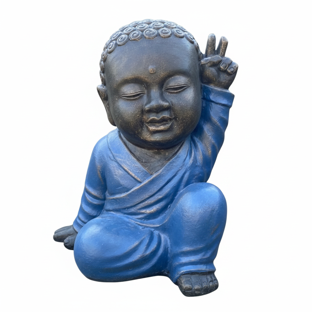 Blue Robe Baby Buddha