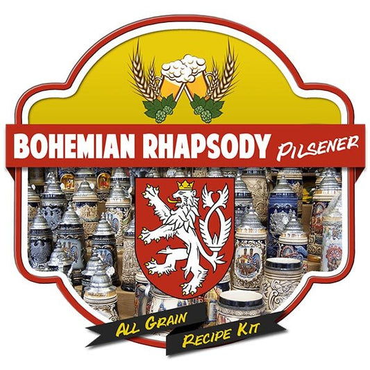 Bohemian Rhapsody Pilsner All Grain Recipe Kit Suits Grainfather Home Brew