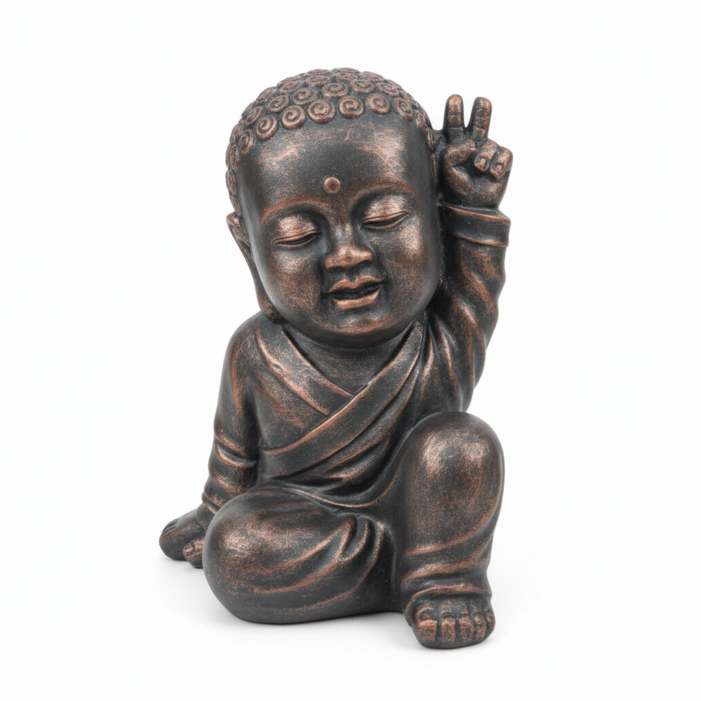 Bronze Robe Baby Buddha