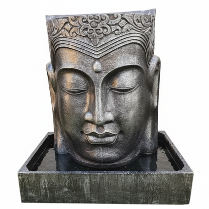 Buddha head fountain 