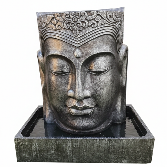 Buddha head fountain 