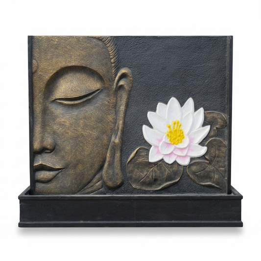 Buddha Lotus Wall Plaque 