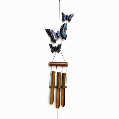 Garden Wind Chimes Butterfly Family