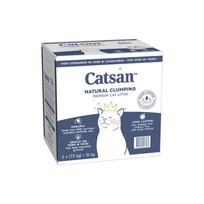 CATSAN Natural Clumping Clay Cat Litter
