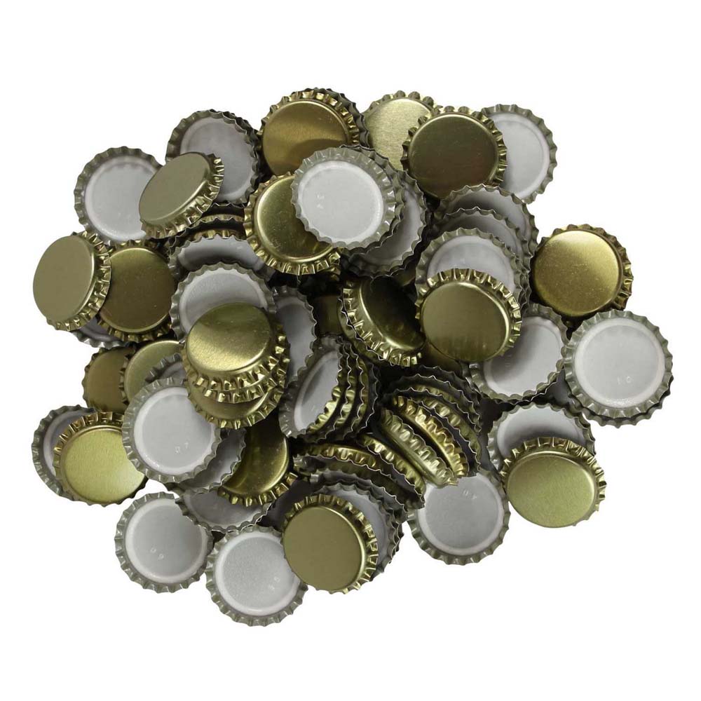 Crown Bottle Caps - Gold