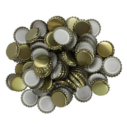 Crown Bottle Caps - Gold