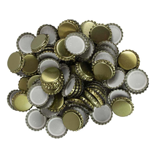 Crown Bottle Caps - Gold