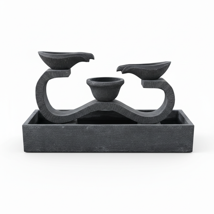 Double Curve Water Fountain