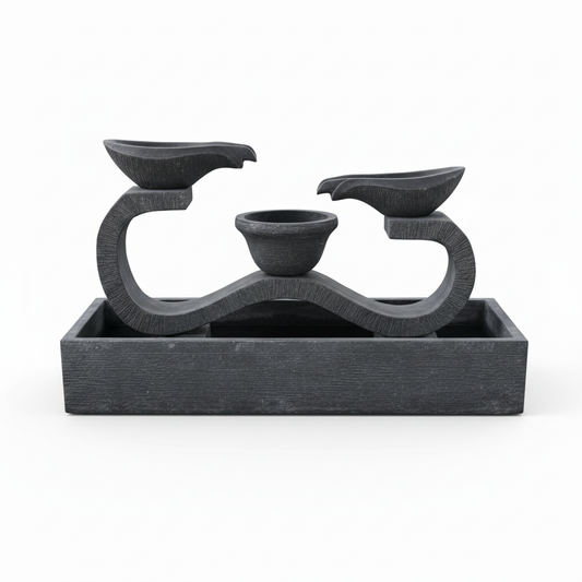 Double Curve Water Fountain