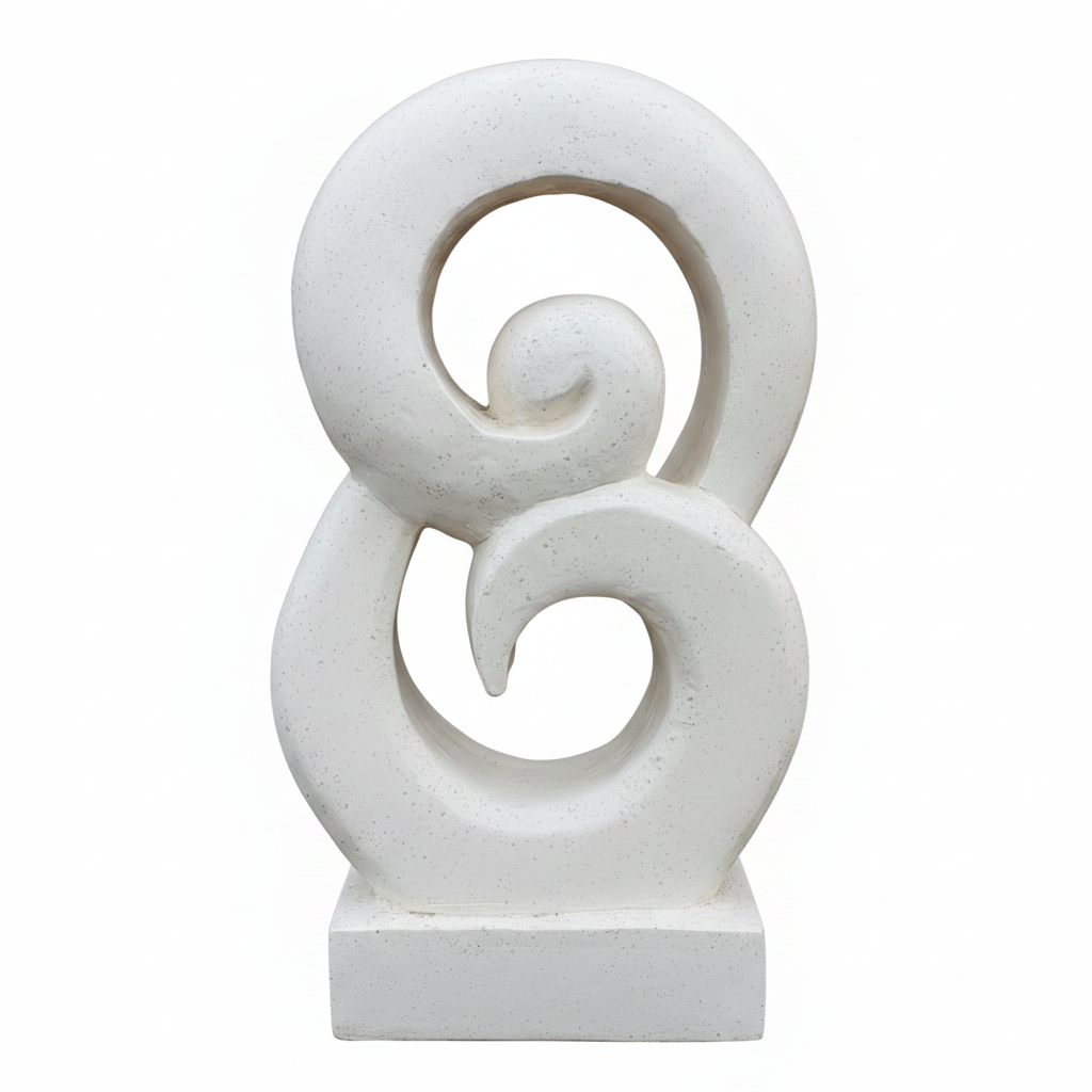 Infinity Wave Abstract Garden Statue