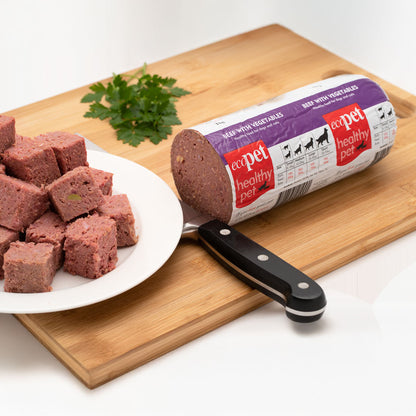 ECOPET Beef & Vegetables Cooked Roll