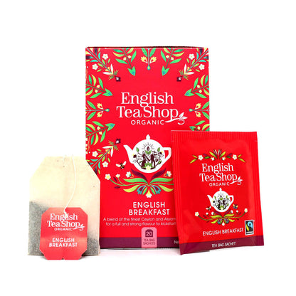 ENGLISH TEA SHOP Organic English Breakfast Teabags