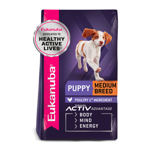 EUKANUBA Puppy Medium Breed Dry Dog Food - 15kg