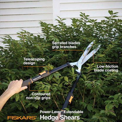 FISKARS Hedge Shear PowerLever Telescopic